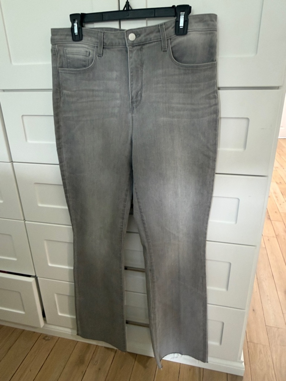 L'AGENCE Women's Boot-Leg  cut Grey Jeans